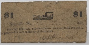 1862 $1 Note