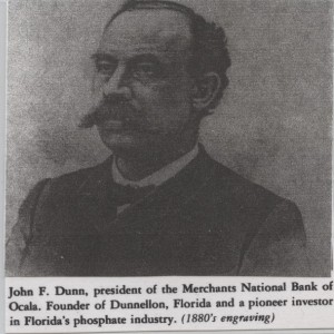 John F. Dunn, President of Merchants National Bank