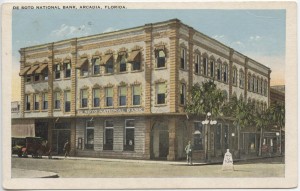 De Soto National Bank, Arcadia Post Card