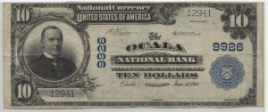 1902 Plain Back $10 Note Charter #9926