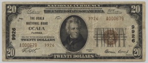 1929 Type 2 $20 Note Charter #9926