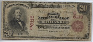 1902 Red Seal $20 Note Charter #6110