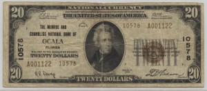 1929 Type 2 $20 Note Charter #10578