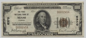 1929 Type 1 $100 Note Charter #6370