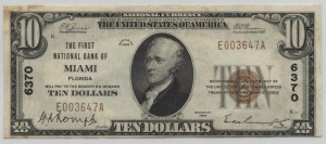 1929 Type 1 $10 Note Charter #6370