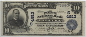 1902Plain Back $10 Note Charter #4813
