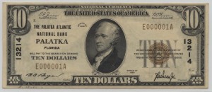 1929 Type 1 $10 Note Charter #13214