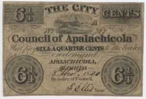1840 6 1/4 Cent Note 