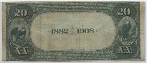 1882 Date Back $20 Note Charter #6055