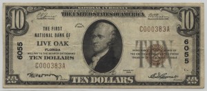 1929 Type 1 $10 Note Charter #6055