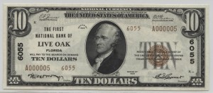 1929 Type 2 $10 Note Charter #6055