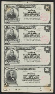 $10 & $20 Proof Sheet Source: Smithsonian Florida Proof Project