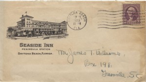 1933 Daytona Beach Seaside Inn Peninsula Station 