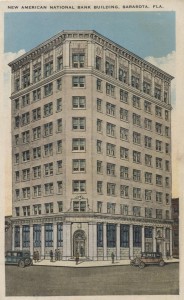 The American National Bank Building Post Card Sarasota, FL
