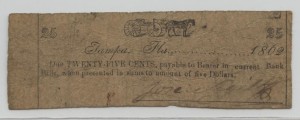 1862 25 Cent Note