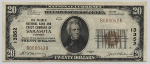 1929 Type 1 $20 Note Charter #13352
