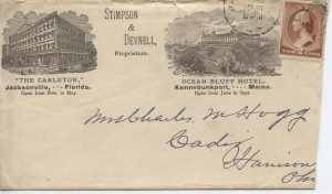 1884 Jacksonville Stimpson & Devnell, Proprietors