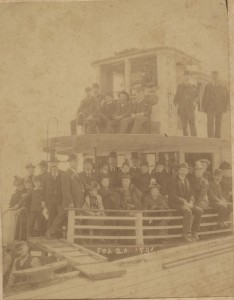 The Okeehumkee Steamboat actual photo from Feb 20, 1893 (1 of Hart's 2 Steamboats)
