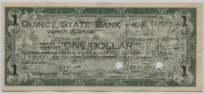 1933 Quincy State Bank $1