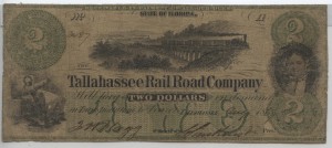 1860 $2 "A" Plate Note