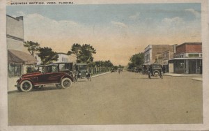Business Section, Vero Florida Post Card