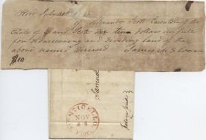1845 Monticello, FL. Mailed First Year Florida as a State