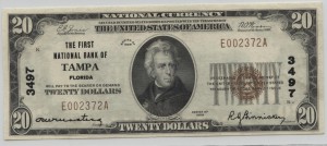 1929 Type 1 $20 Note Charter #3497
