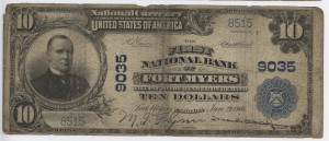 1902 Plain Back $10 Note Charter #9035