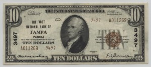 1929 Type 2 $10 Note Charter #3497