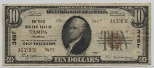 1929 Type 2 $10 Note Charter #3497