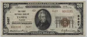 1929 Type 2 $20 Note Charter #3497