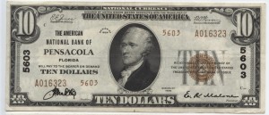 1929 Type 2 $10 Note Charter #5603