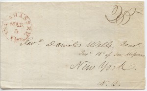 1843 Tallahassee Paid Postage