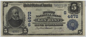 1902 Plain Back $5 Note Charter #4672