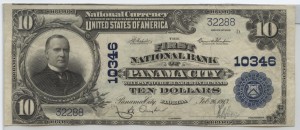 1902 Plain Back $10 Note Charter #10346