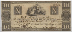 1835 $10 Note from Harley L. Freeman Collection