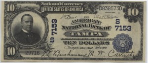 1902 Plain Back $10 Note Charter #7153