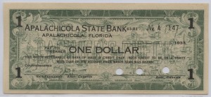 1933 Apalachicola State Bank $1