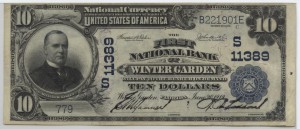 1902 Plain Back $10 Note Charter #11389