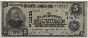 1902 Plain Back $5 Note Charter #11420