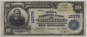 1902 Plain Back $10 Note Charter #10379