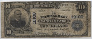 1902 Plain Back $10 Note Charter #12100