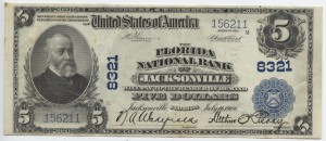 1902 Plain Back $5 Note Charter #8321