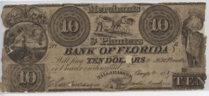 1837 $10 A Plate Note from Harley L. Freeman Collection