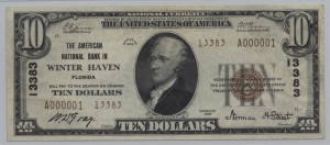 1929 Type 2 $10 Note Charter #13383