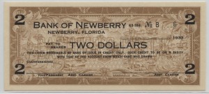 1933 Bank of Newberry $2