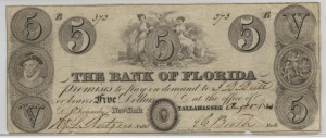 1843 $5 Note