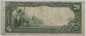 1902 Plain Back $20 Note Charter #7757