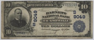 1902 Plain Back $10 Note Charter #S9049