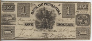 1840 $1 B Plate Note